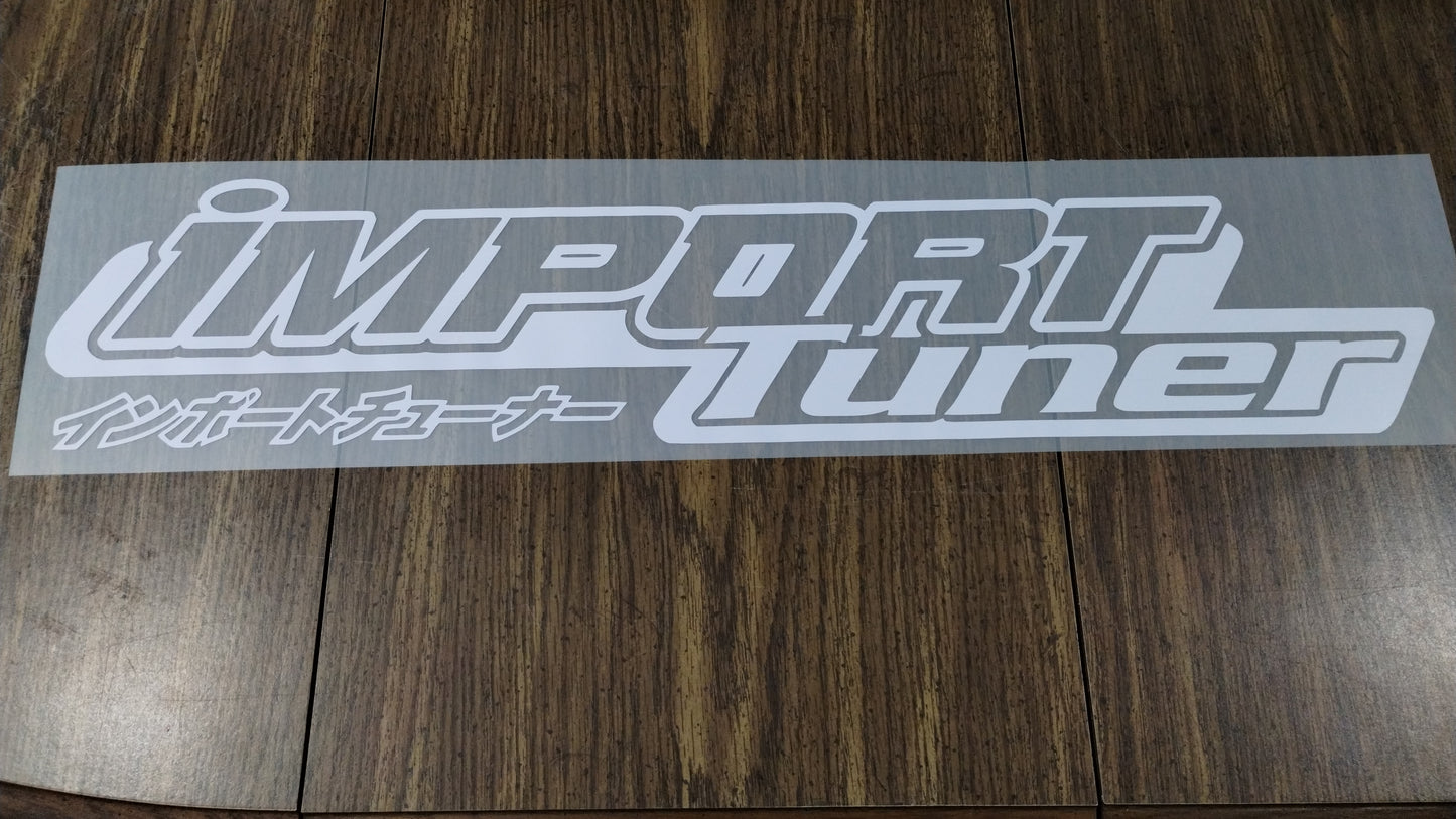 Import Tuner Premium Vinyl Decal | Import | Tuner | Slammed | Static