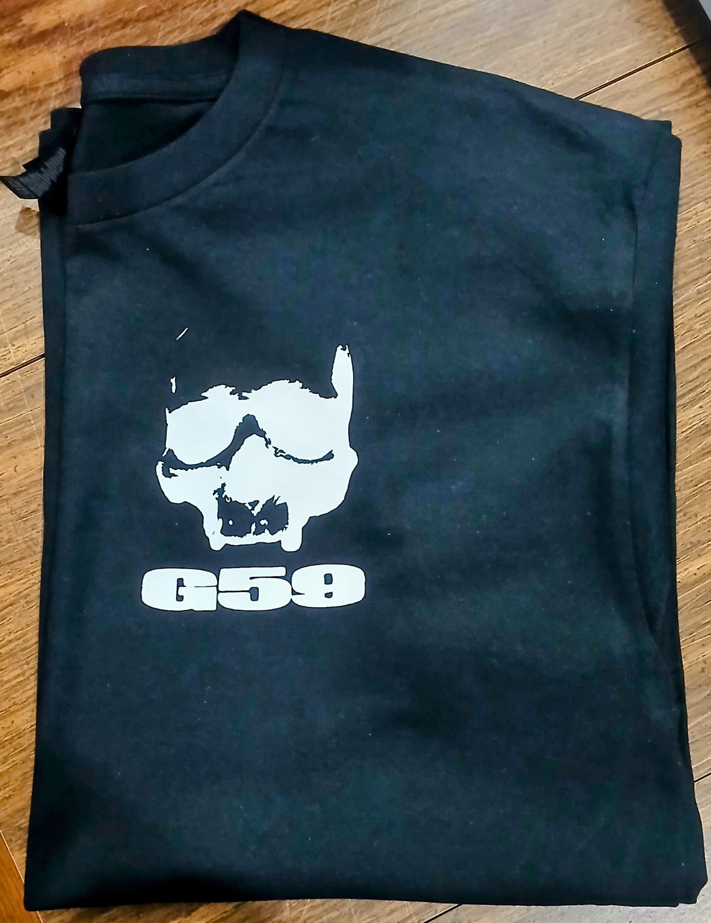 G59 Skull Scrim Lyric Gildan 100% Cotton Unisex T-shirt | Underground Rap Duo