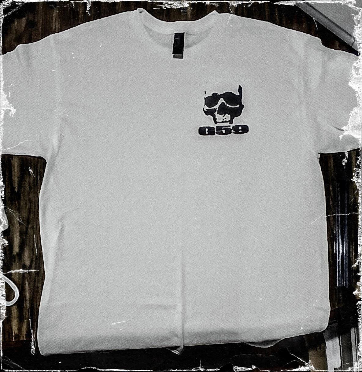SuicideboyS G59 "Scrim Lyrics" White Gildan 100% Cotton T-Shirt. G59, Scrim, Ruby da Cherry, Trap Rap, New Orleans