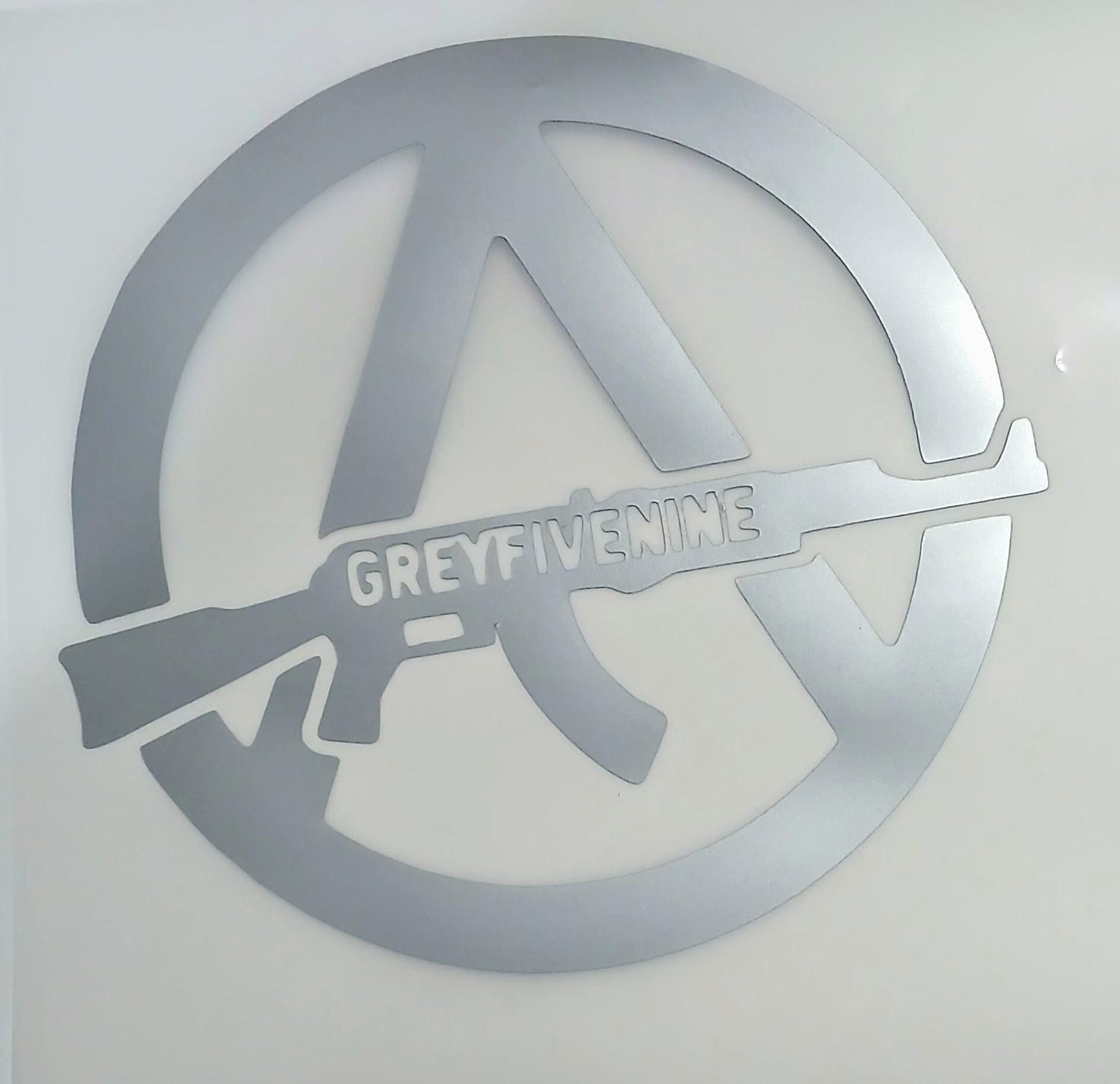 Grey Five Nine Anarchy (AK) Premium Vinyl Decal. Suicideboys, G59. Scrim, Ruby da Cherry
