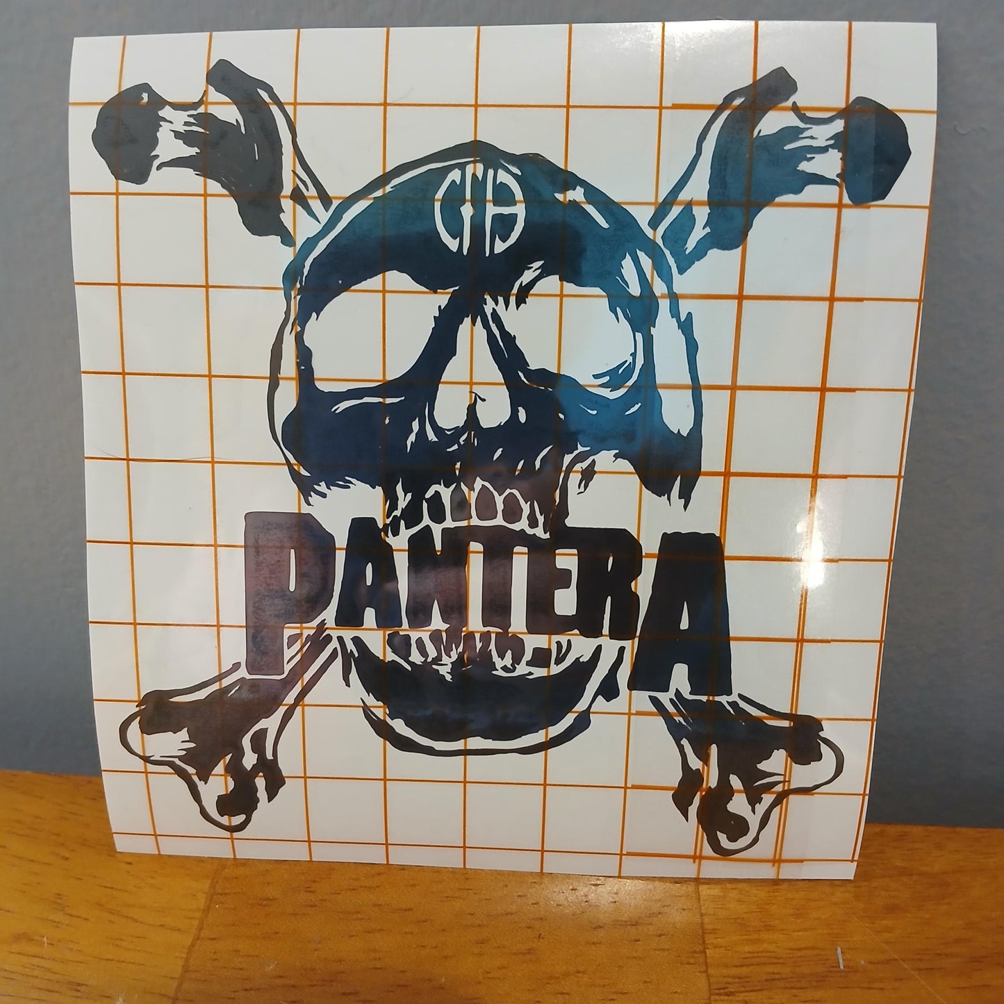 Pantera Premium Vinyl Decal. Vinnie, Dimebag, Walk, Cemetary Gates, Cowboys from Hell, Heavy Metal, Rock