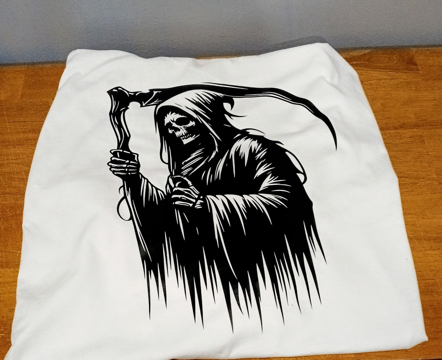 Grim Reaper Gildan 100% Cotton Short/Long Sleeve Shirt. Soul Snatcher, Angel of Death, Pale Horseman