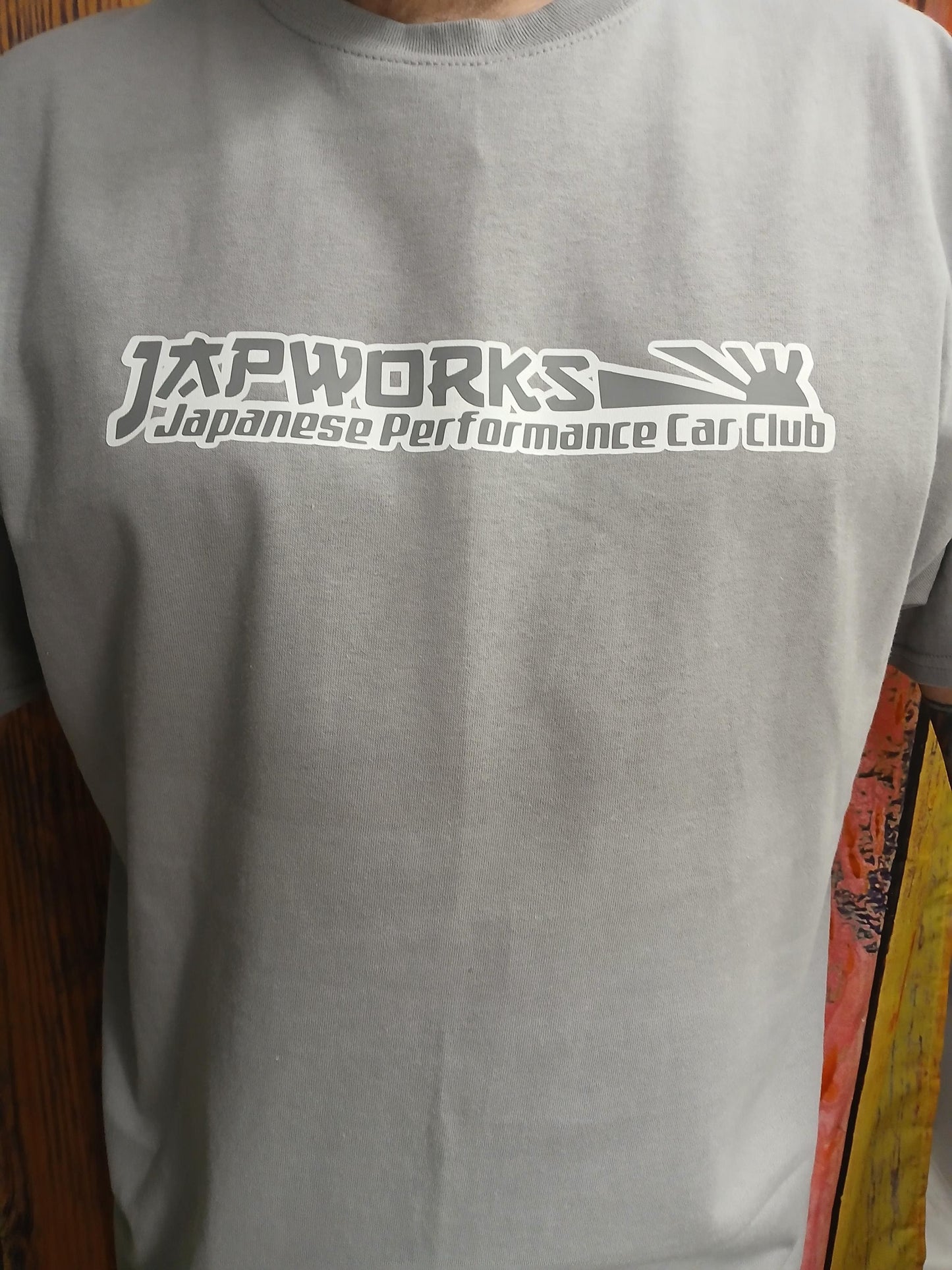 JAPWORKS Japanese Performance Car Club | 100% Cotton Gildan Unisex T-shirt | JDM | KDM | Static | Drift | Import Car Show