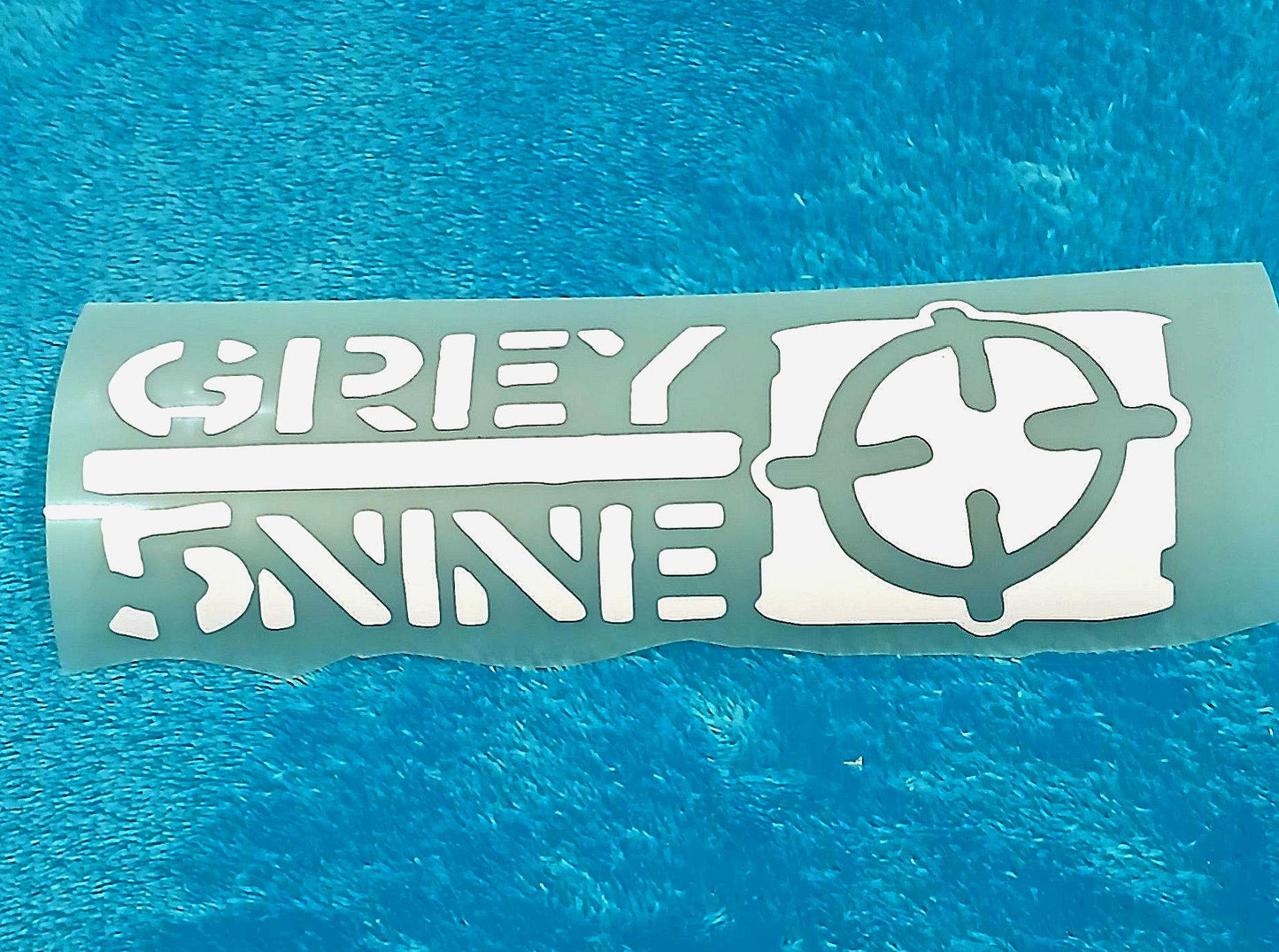 Grey 5 Nine (Gun Sight) Premium Vinyl Decal. Suicideboys, G59. Scrim, Ruby da Cherry