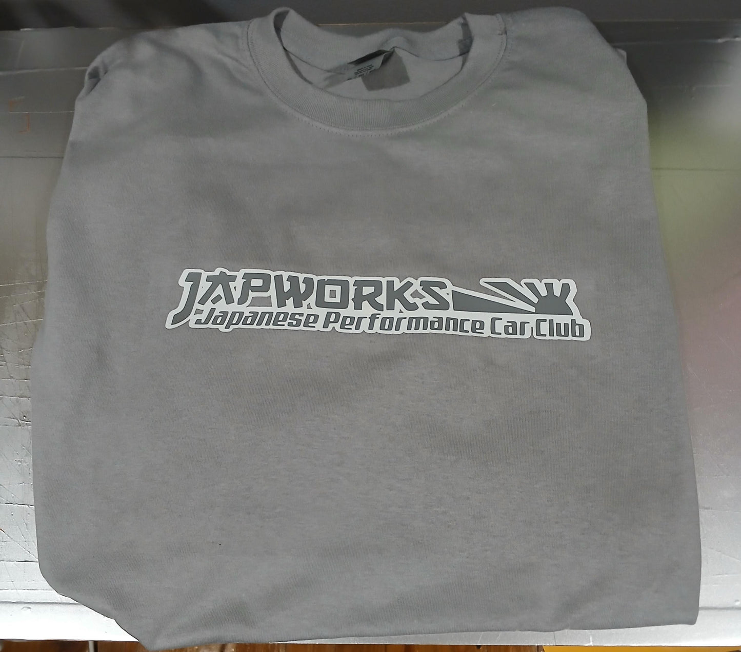 JAPWORKS Japanese Performance Car Club | 100% Cotton Gildan Unisex T-shirt | JDM | KDM | Static | Drift | Import Car Show