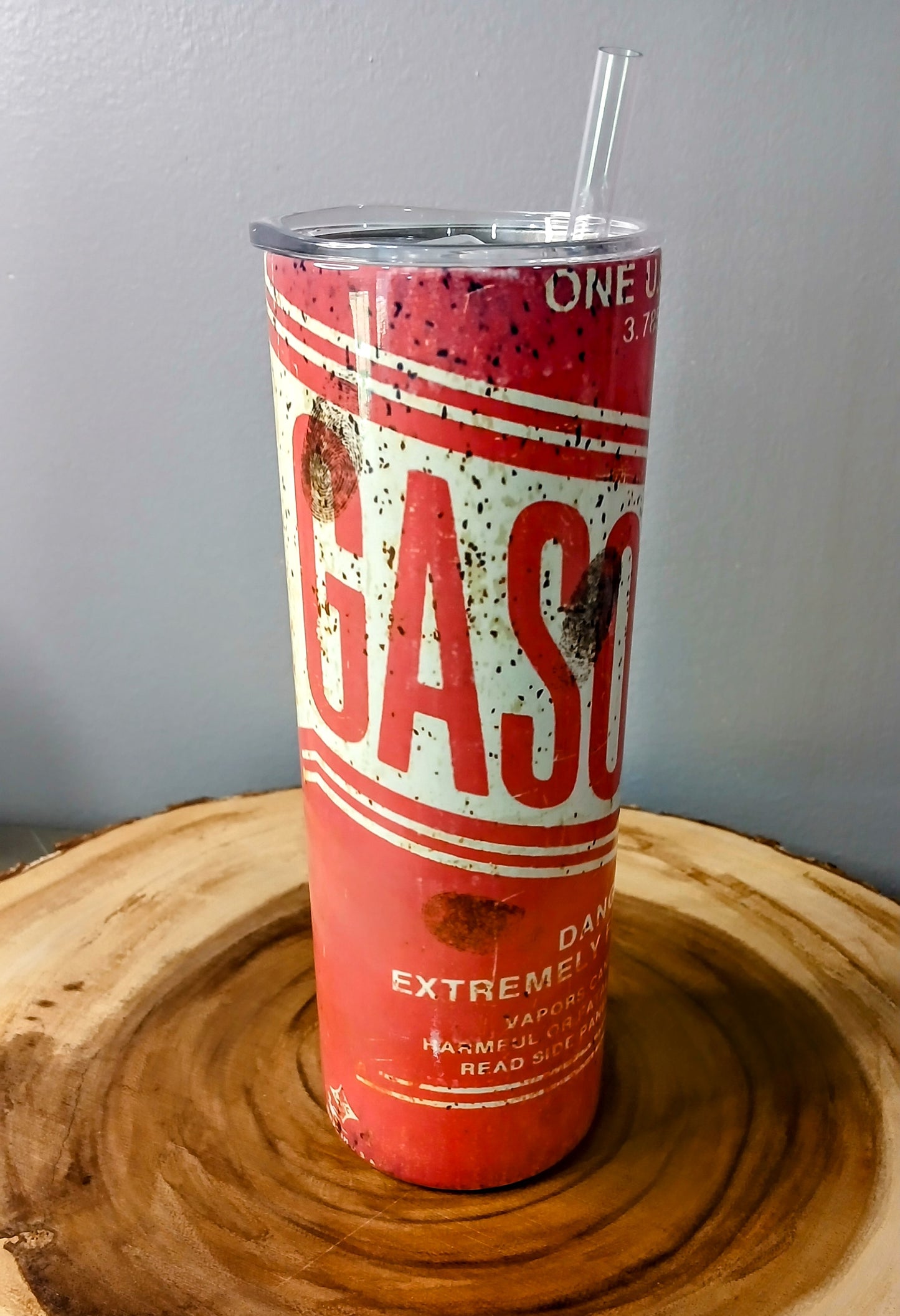 Old Gas Can Replica 20oz Stainless Steel Tumbler Sublimation