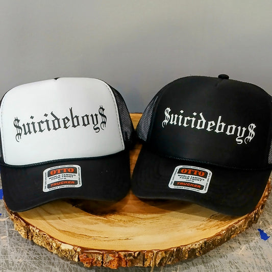Suicideboys Snapback Trucker Hat. Grey 59, Scrim, Ruby da Cherry, Rap, G59 Records
