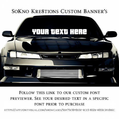 Custom Vinyl Banners | Windshield's | Home Decor | Business Signage | Wedding's