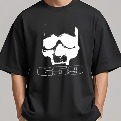 G59 Skull Gildan 500 100% Cotton Unisex T-shirt | Suicideboys | Scrim | Ruby da Cherry | NOLA | Rap Duo