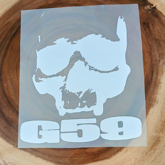 Suicideboys G59 Skull Premium Vinyl Decal | Scrim | Ruby da Cherry | NOLA | Rap | FTP