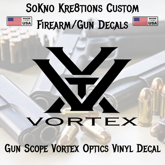 Vortex Premium Vinyl Decal | Tactical | Weapon Safe | Weapon Case