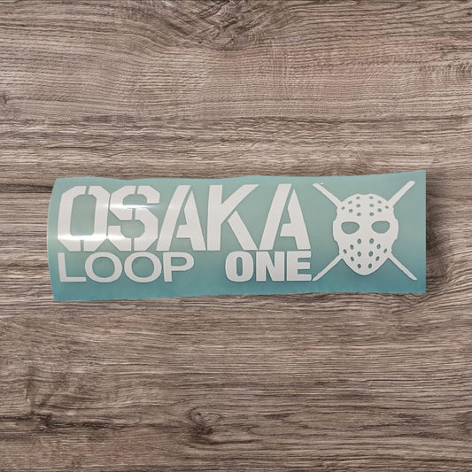 Osaka Loop One Premium Vinyl Decal.  JDM, KDM, Import, Car Meet, Car Club, Slammed, Lowered, Drift