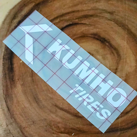 Kumho Tires Premium Vinyl Decal | JDM | Low Profile | Rims | Drift